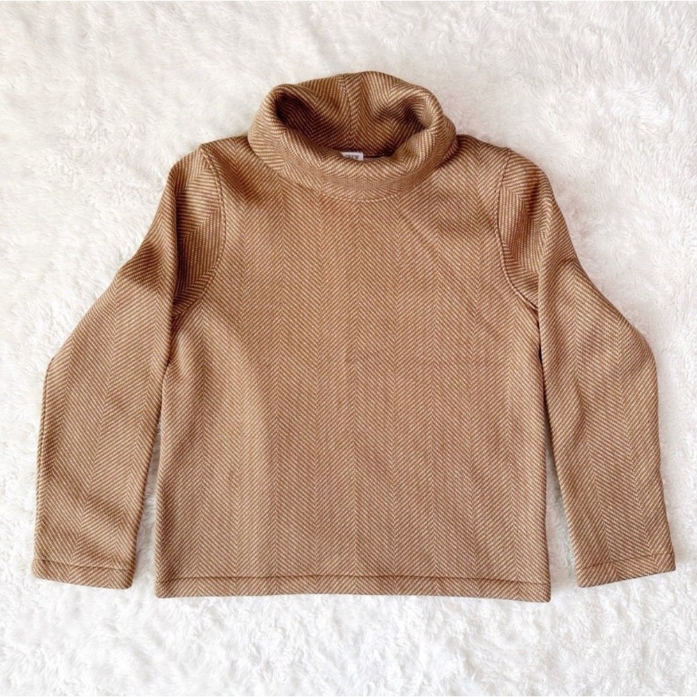 J. Crew Women Brown Long Sleeve Funnelneck Boxy Fit Pullover Sweater
Classic XL